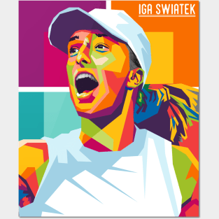 iga swiatek wpap Posters and Art